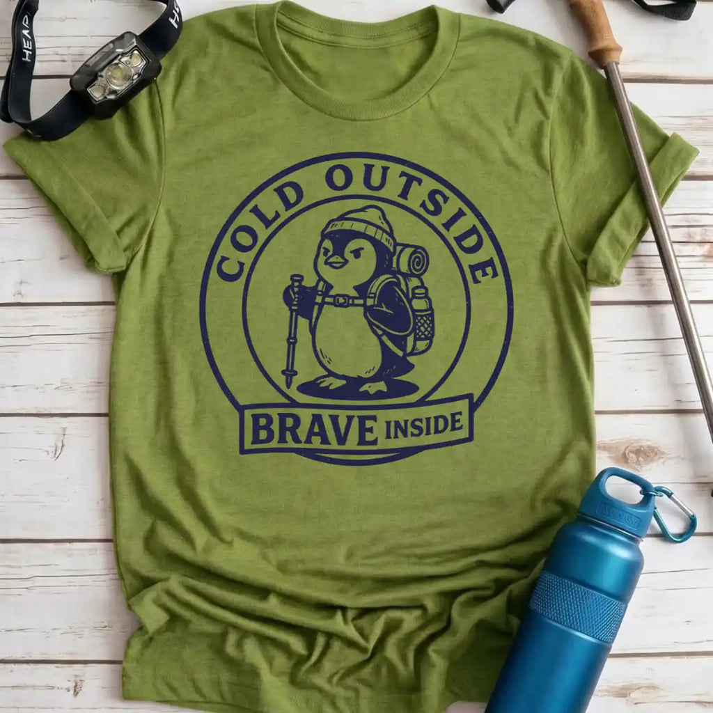 Brave Inside Penguin Tee