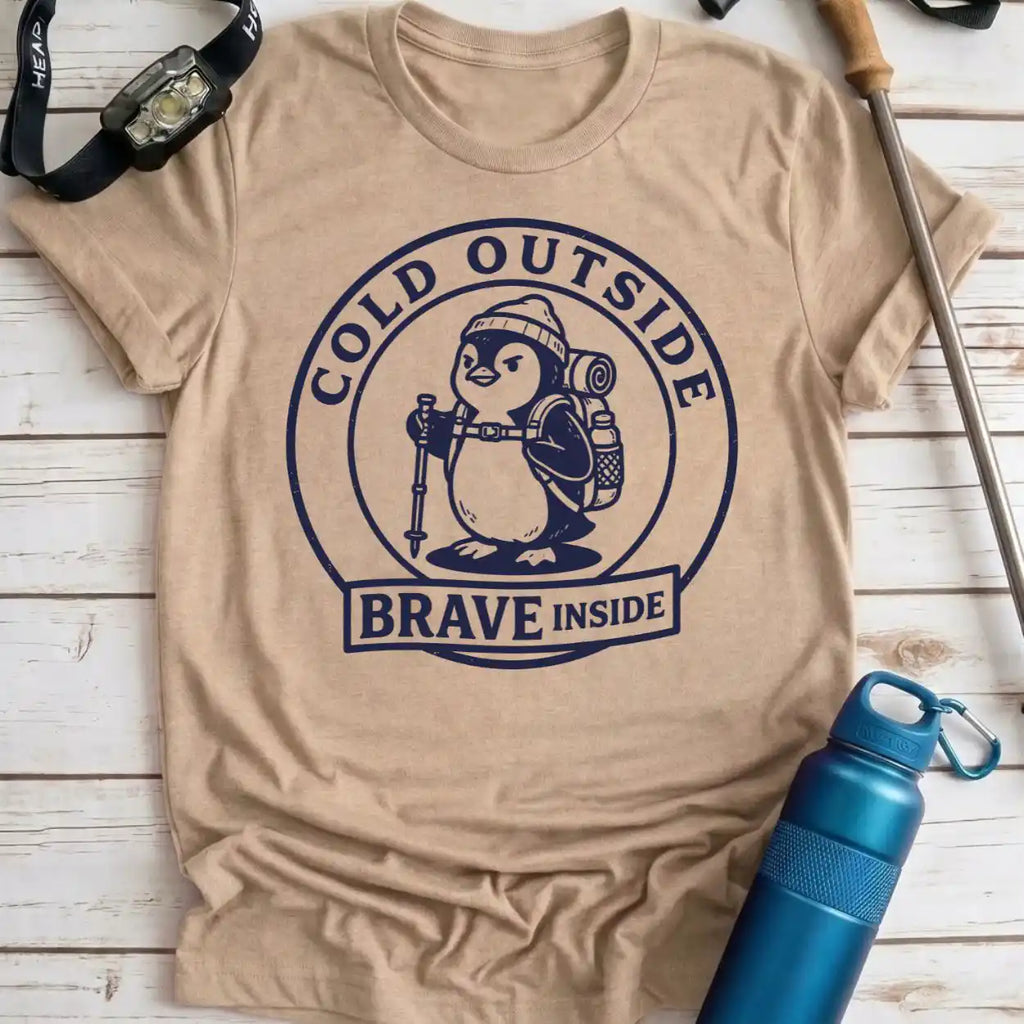 Brave Inside Penguin Tee
