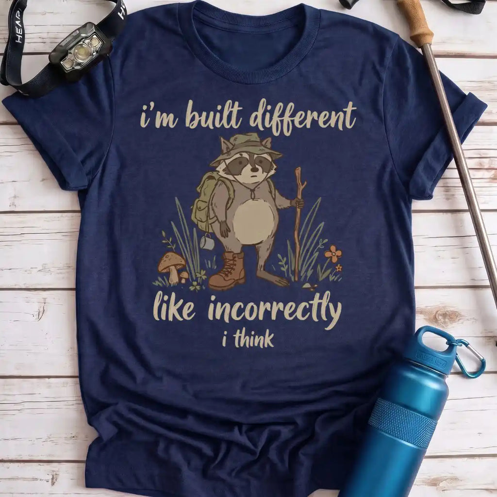 Built Different Raccoon Tee