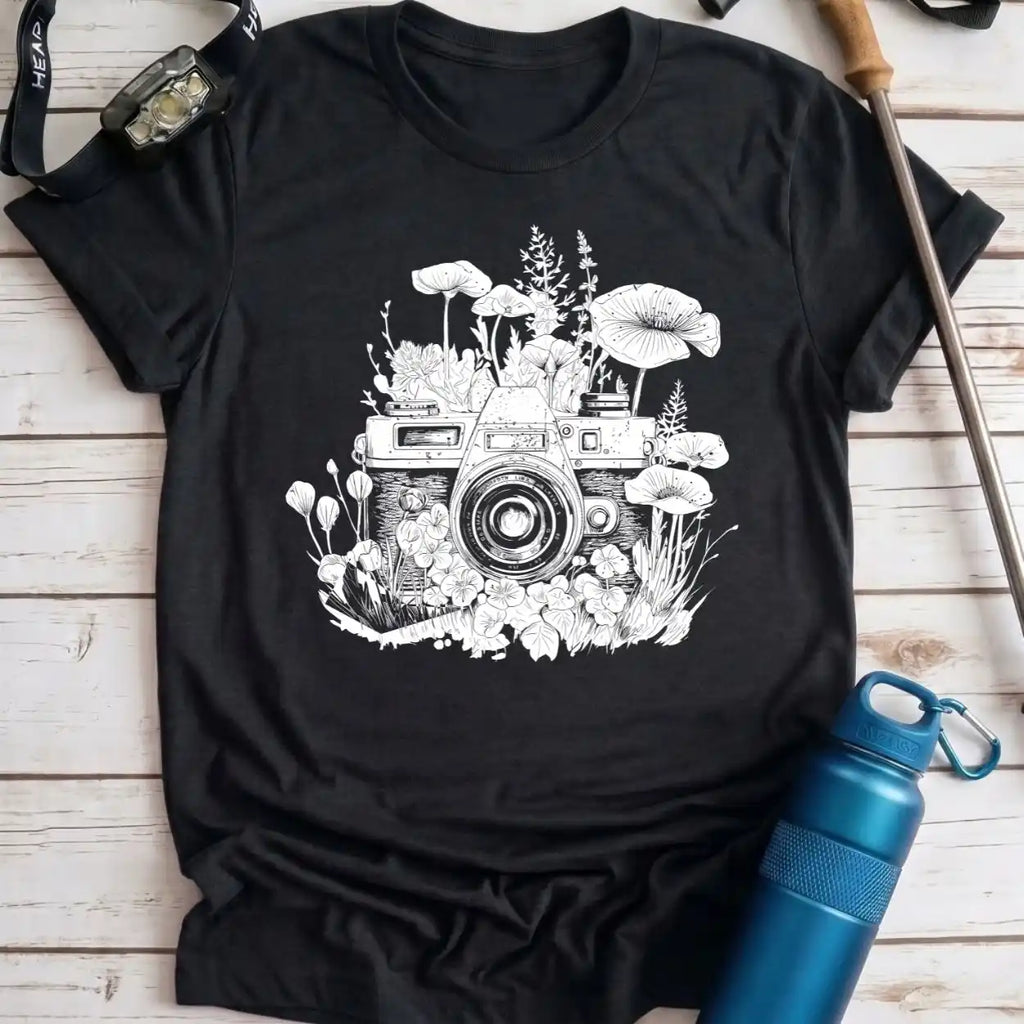 Wildflower Camera Tee