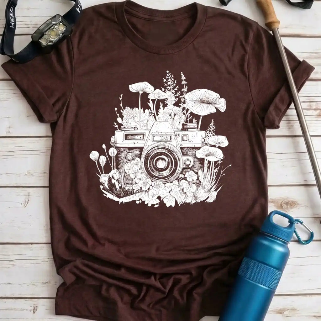 Wildflower Camera Tee
