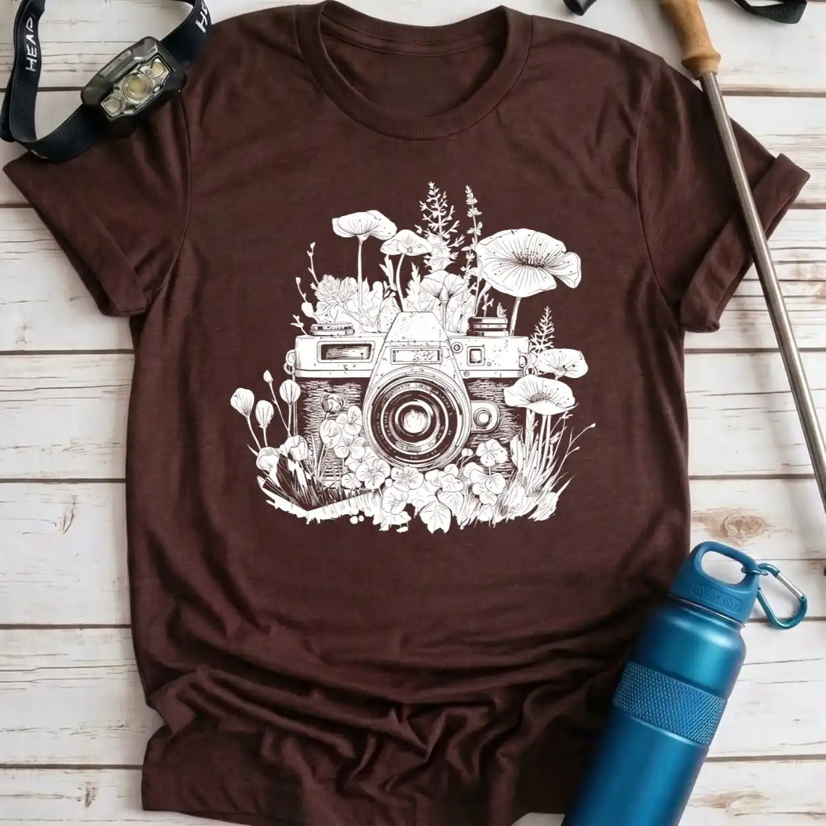 Wildflower Camera Tee