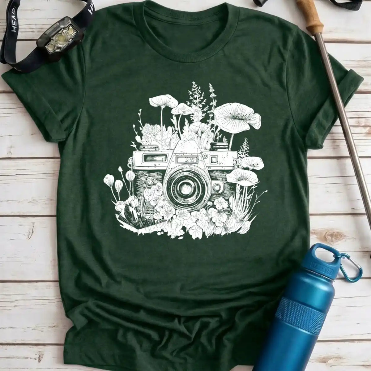 Wildflower Camera Tee