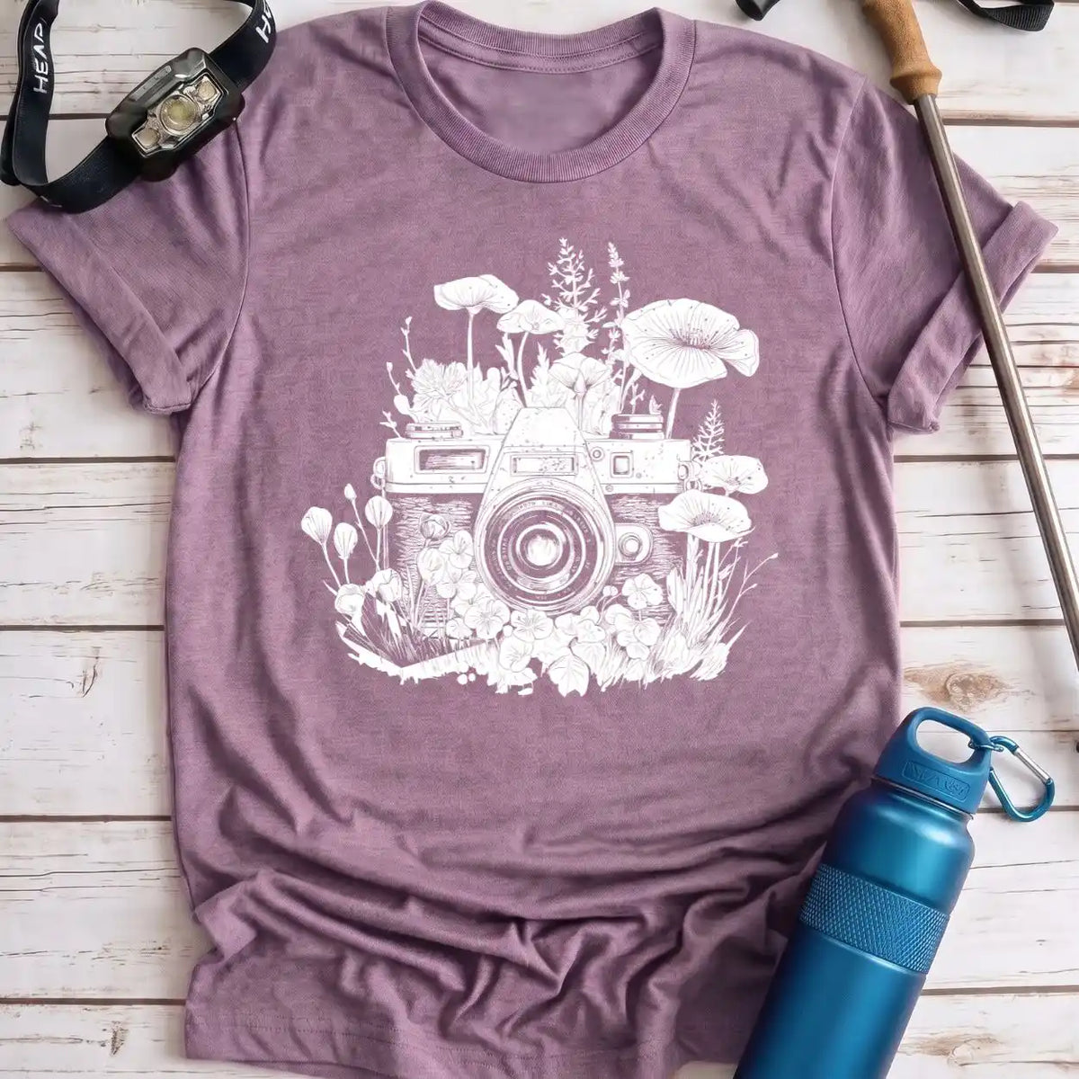 Wildflower Camera Tee
