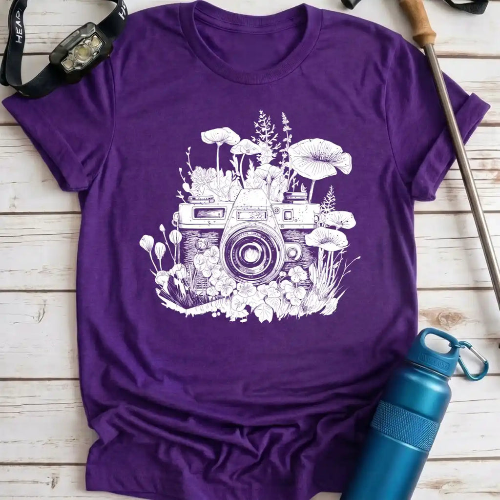 Wildflower Camera Tee
