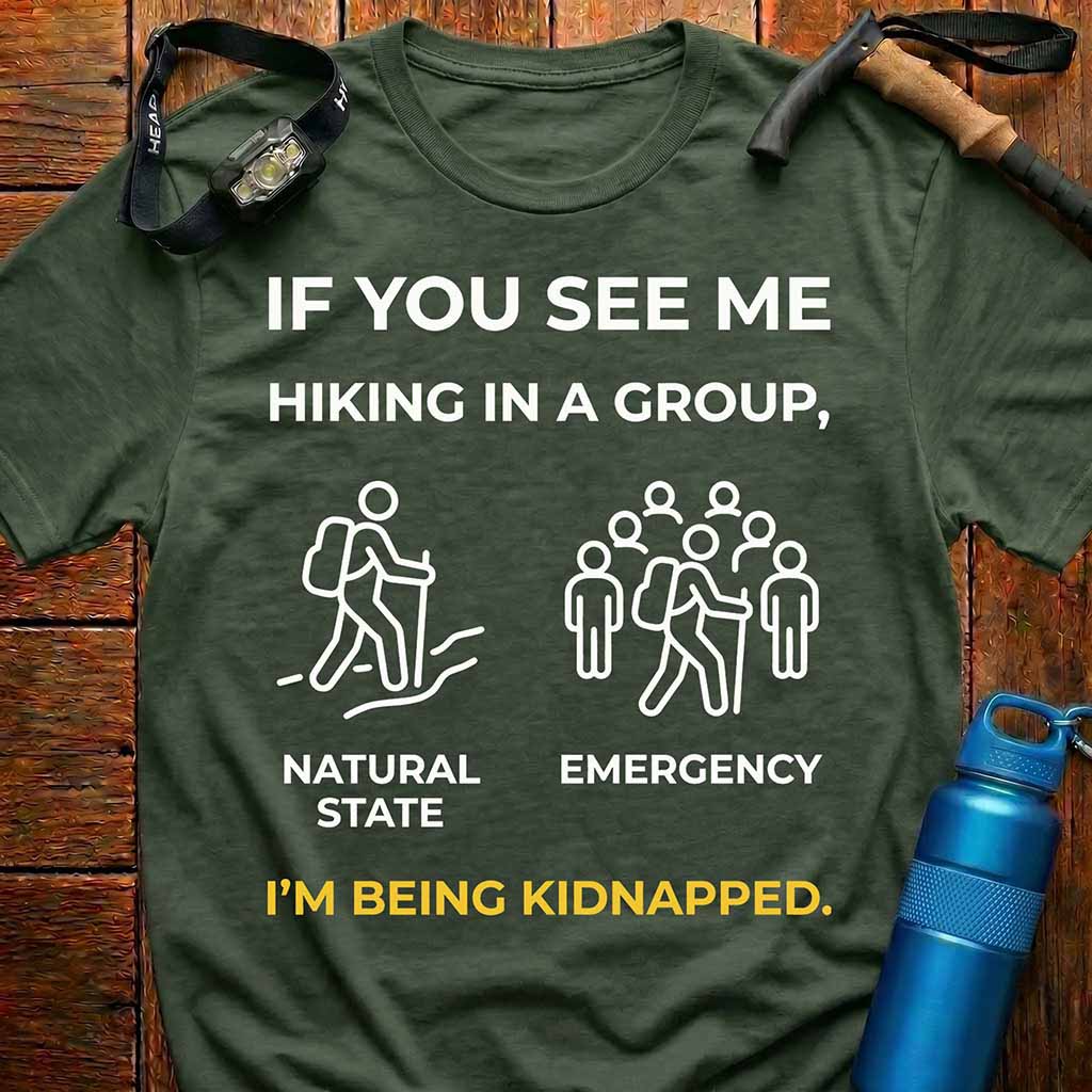 Funny Introvert Hiking T-Shirt