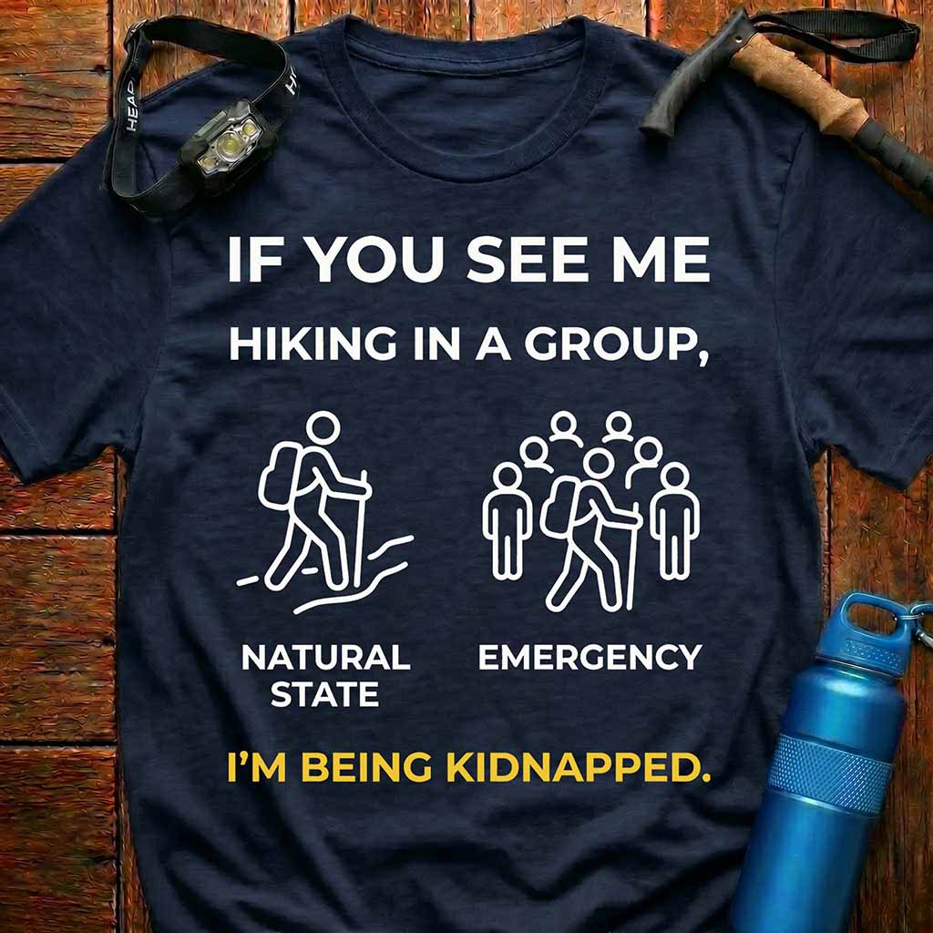 Funny Introvert Hiking T-Shirt