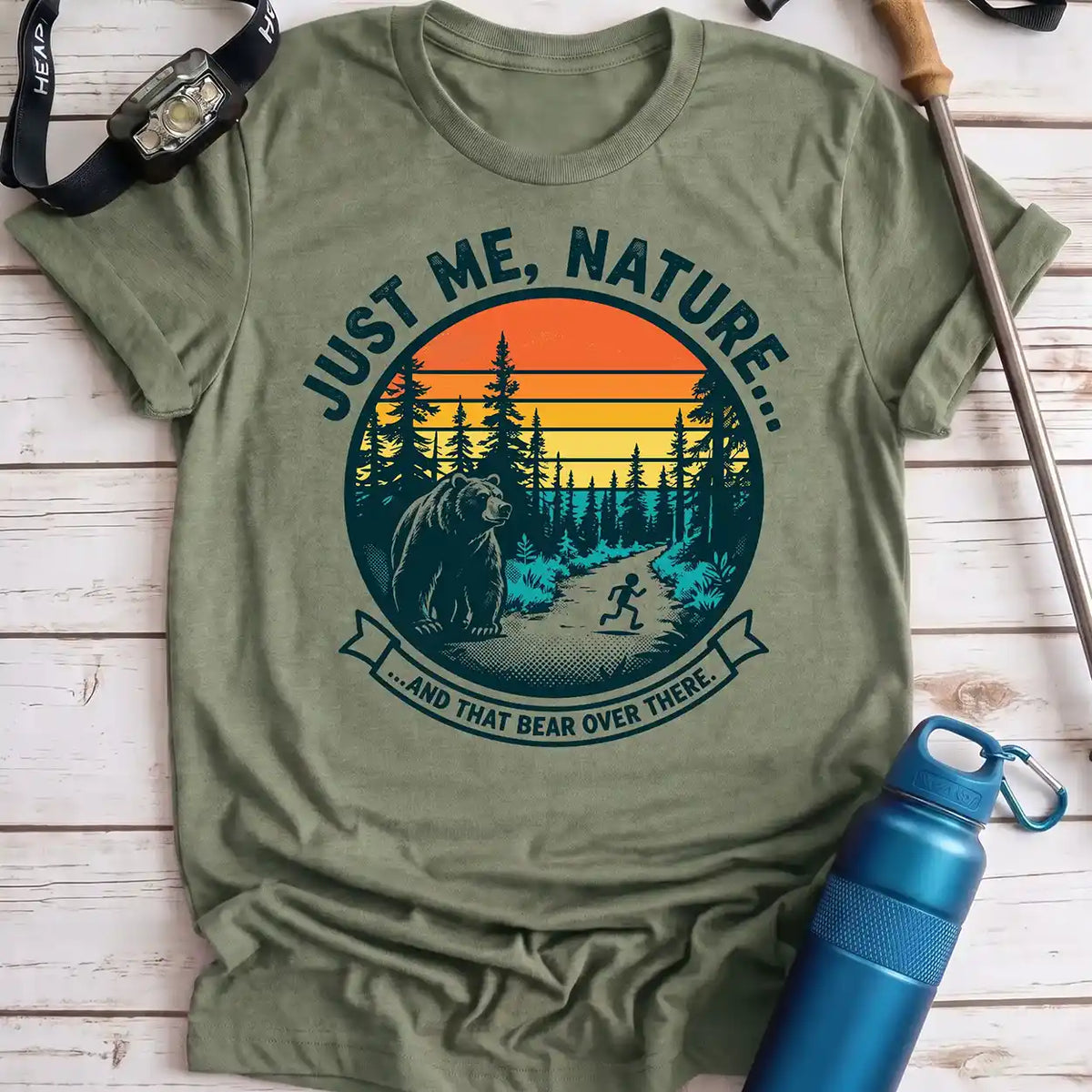 Just Me Nature Bear Tee
