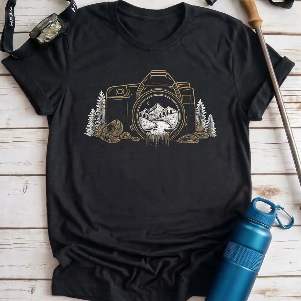 Waterfall Camera Tee