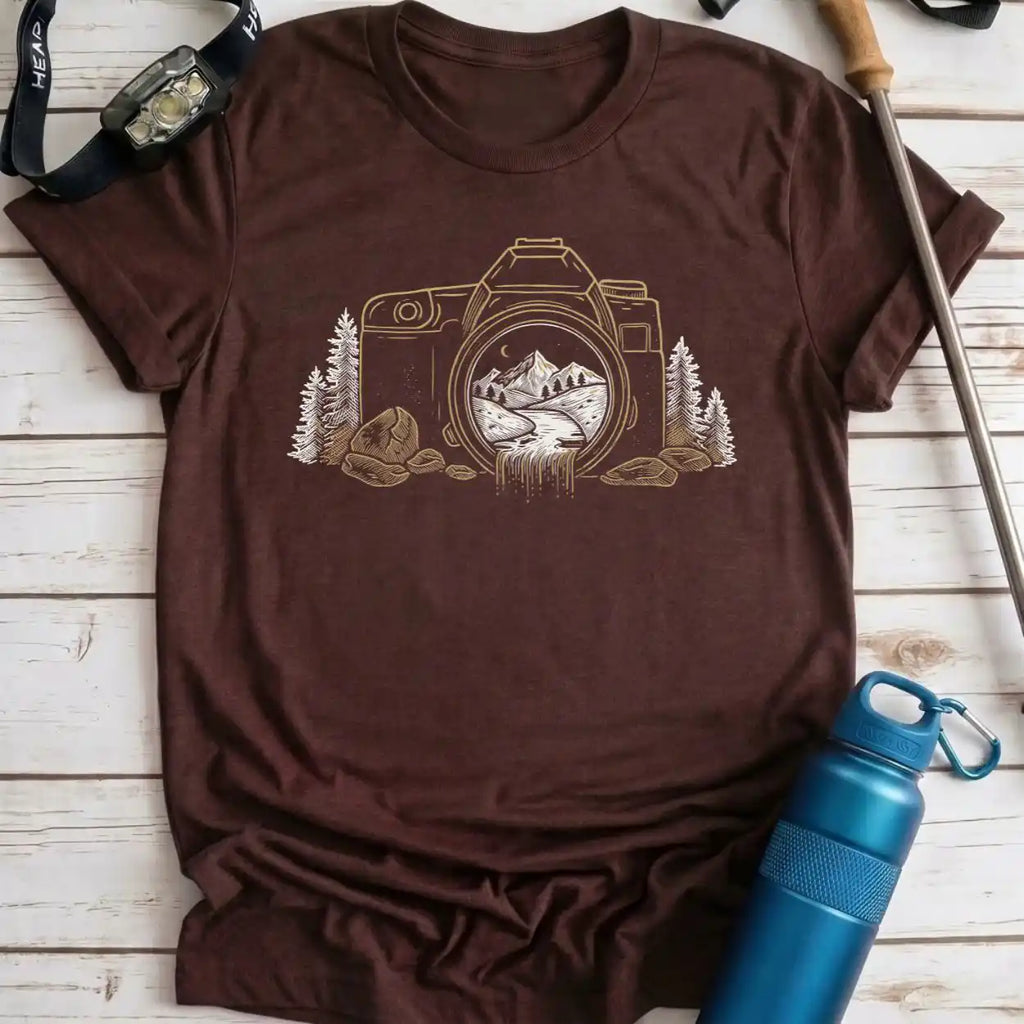Waterfall Camera Tee