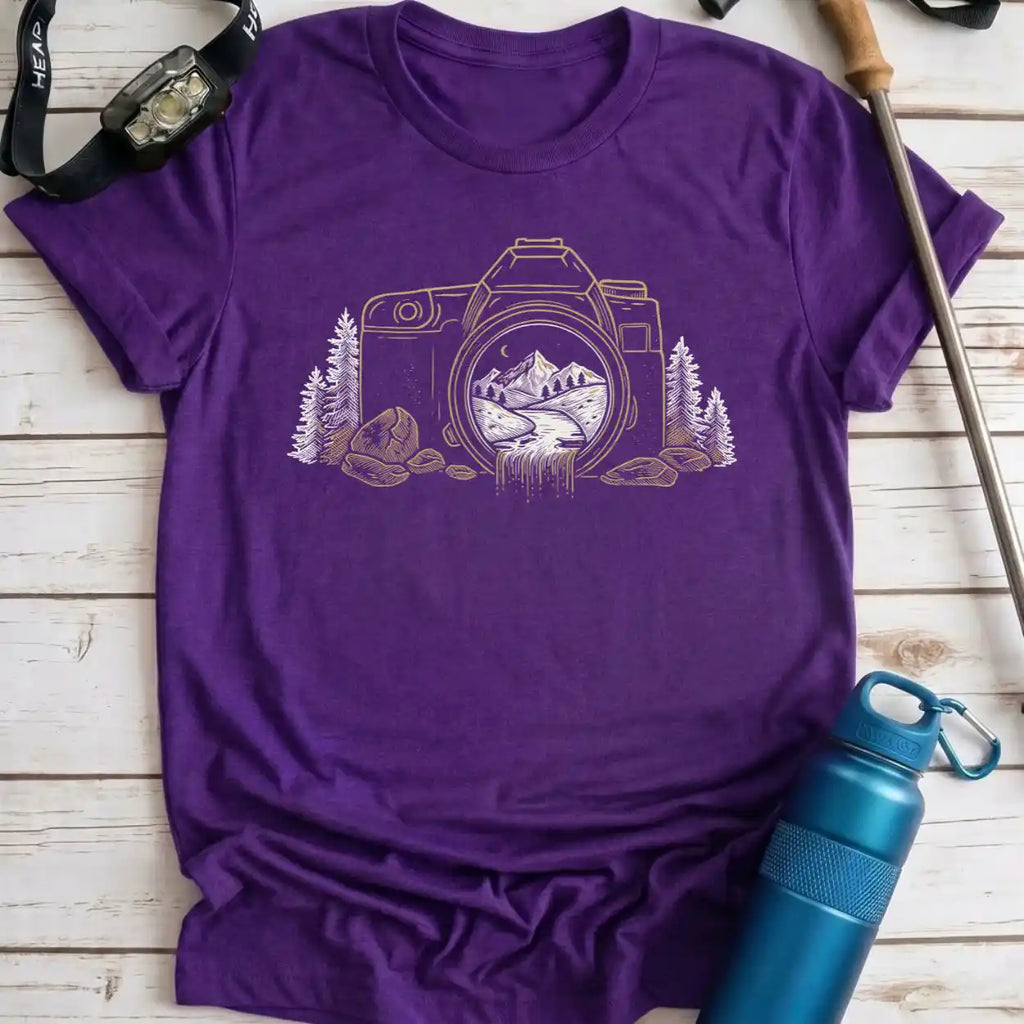 Waterfall Camera Tee