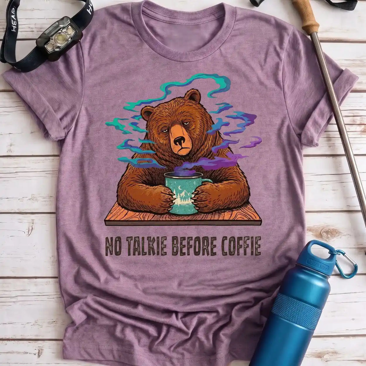 No Talkie Coffee Bear Tee