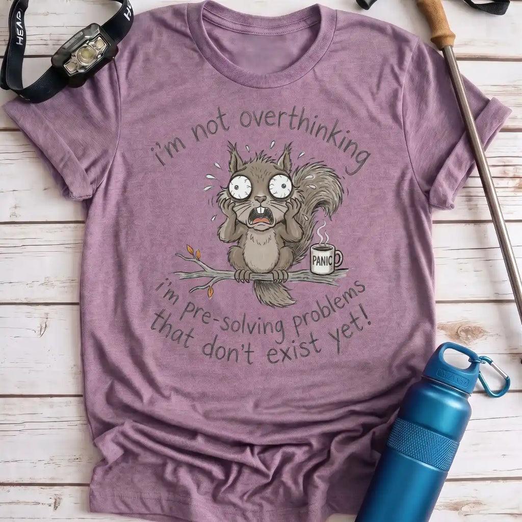 Overthinking Squirrel Tee
