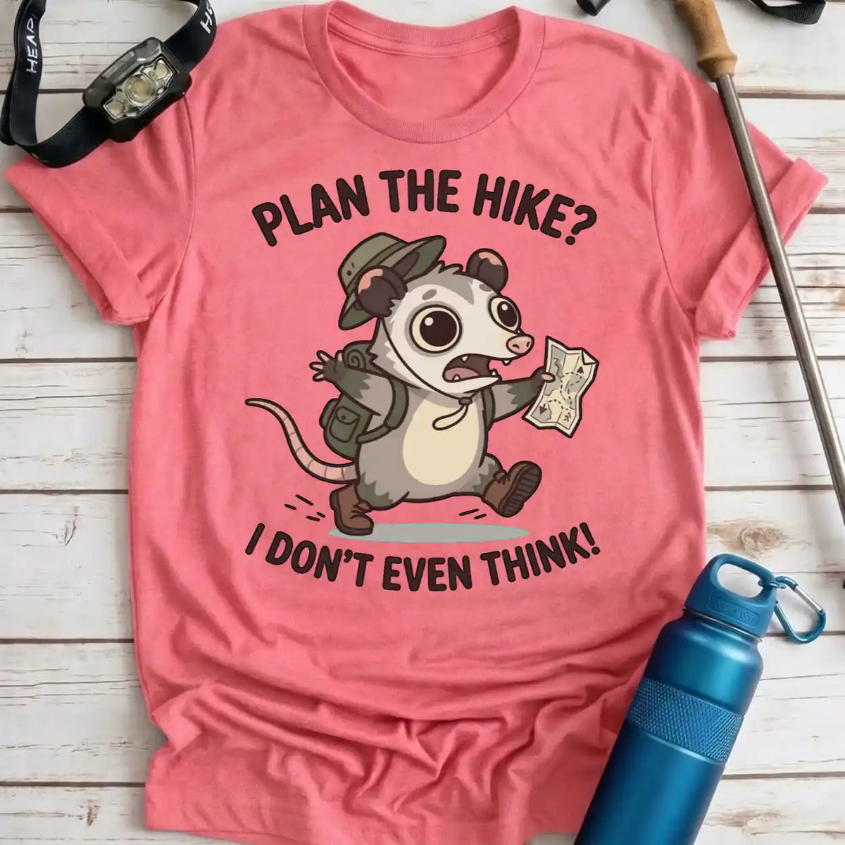 Plan the Hike Opossum Tee