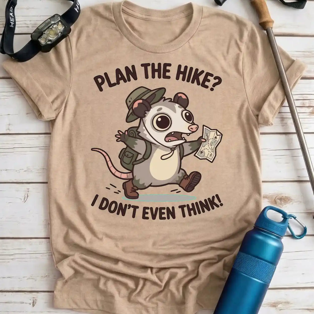 Plan the Hike Opossum Tee