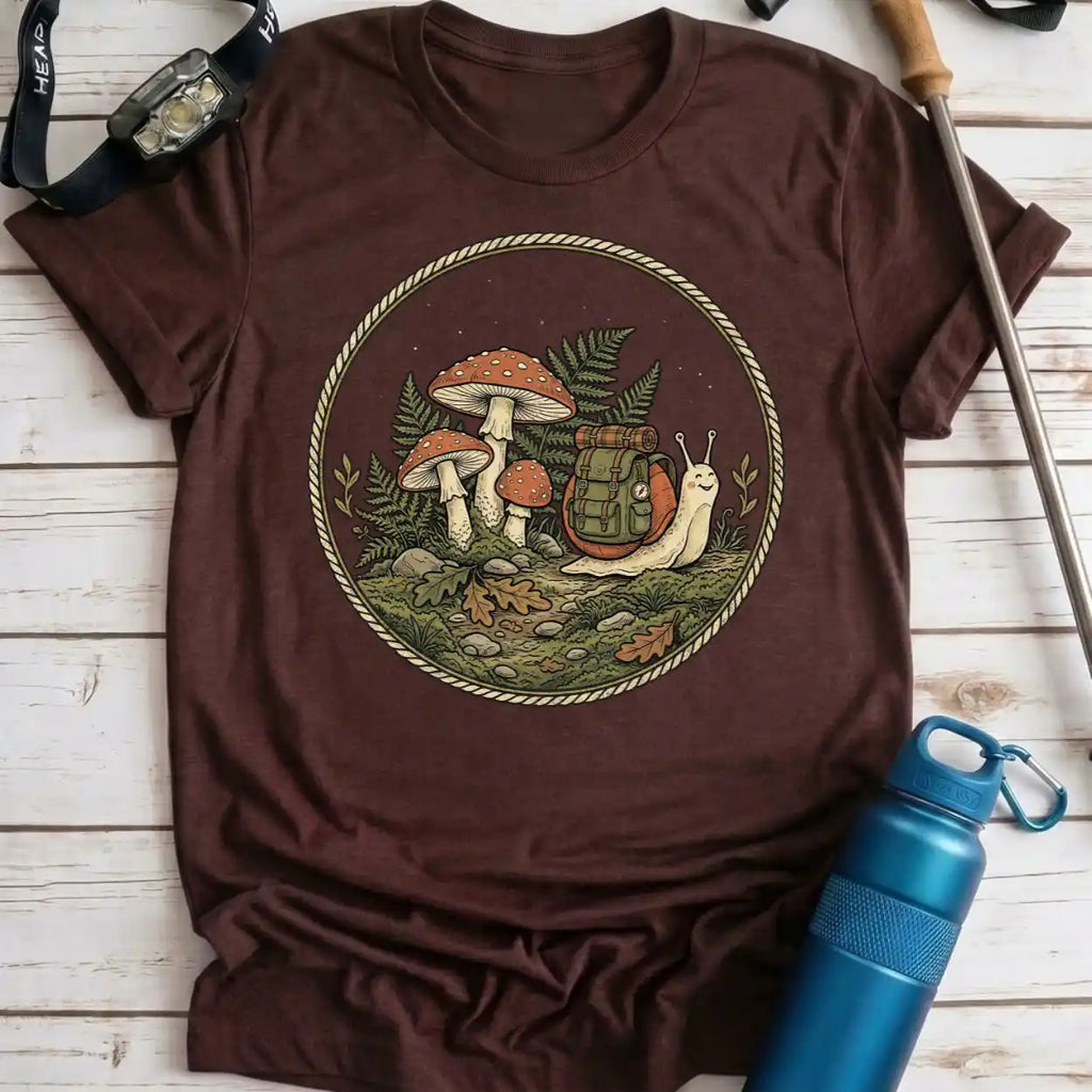 Mushroom Trail Snail Tee