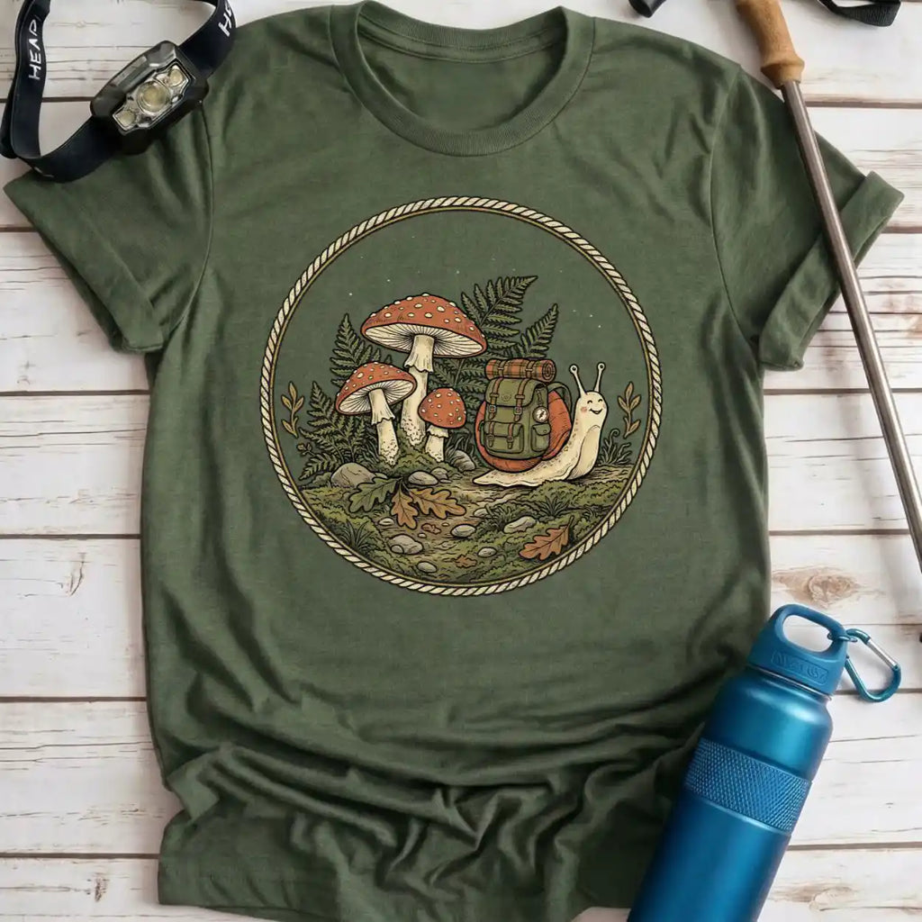 Mushroom Trail Snail Tee