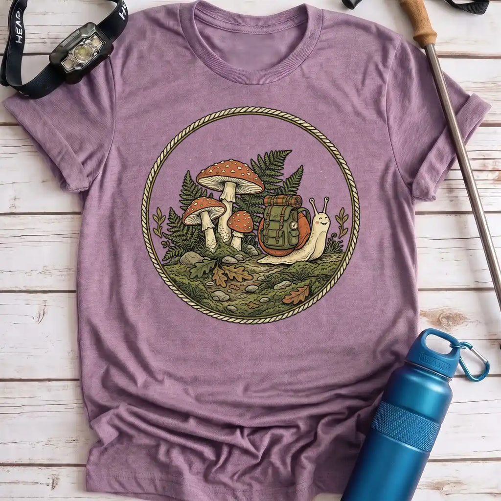 Mushroom Trail Snail Tee
