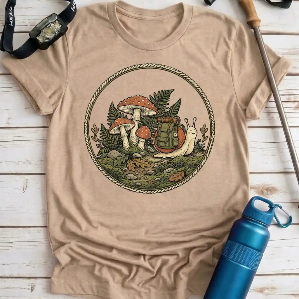 Mushroom Trail Snail Tee