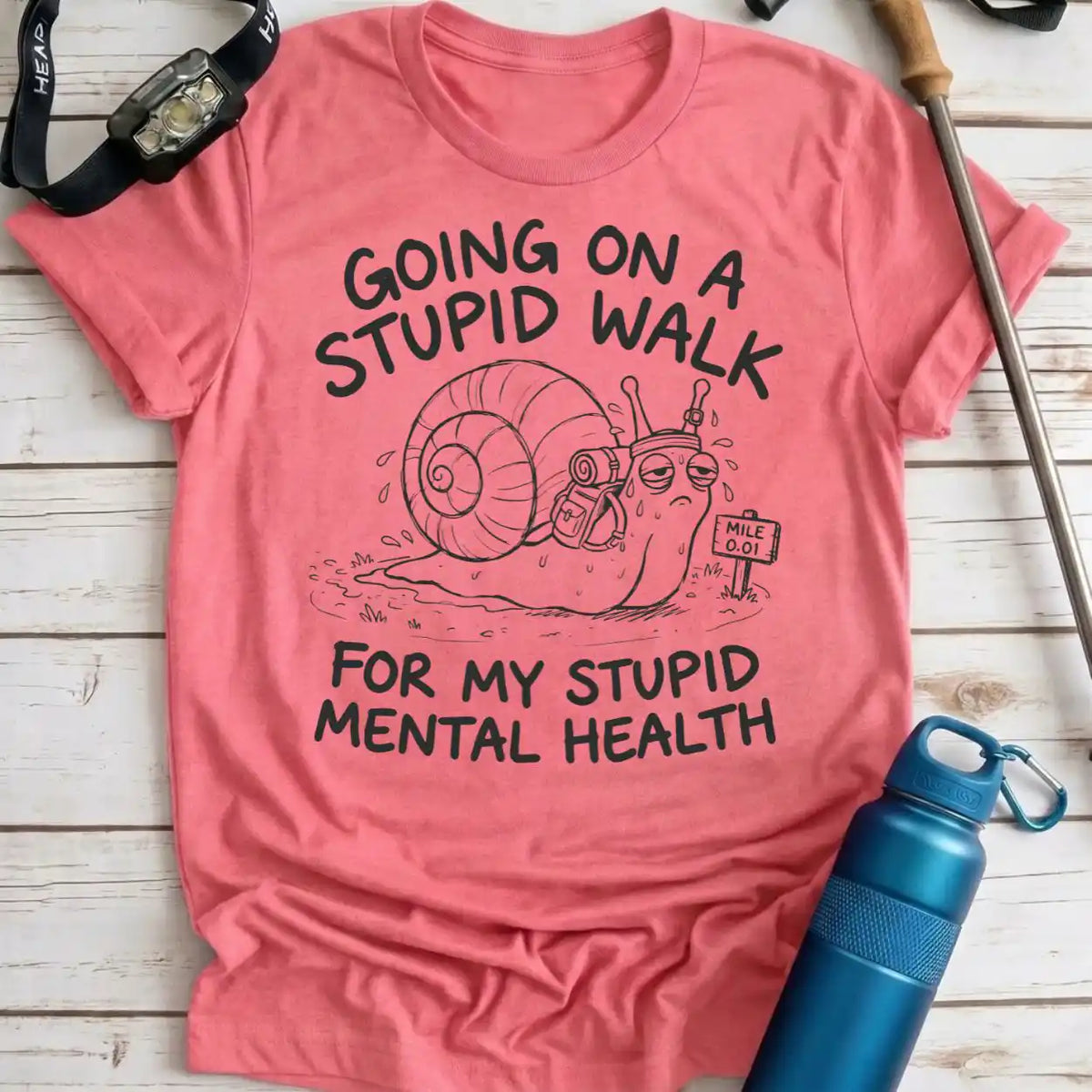 Stupid Walk Snail Tee
