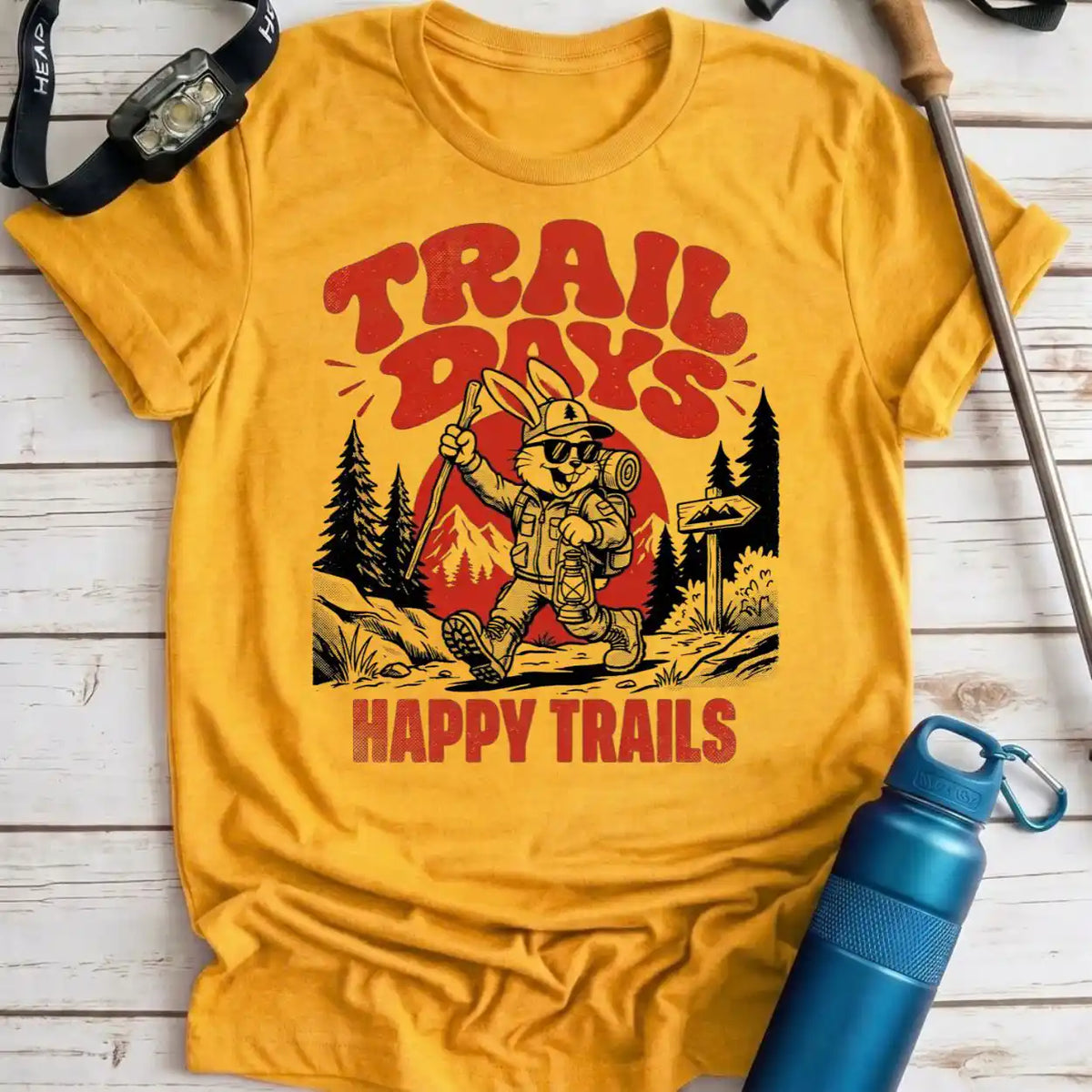Happy Trails Rabbit Tee