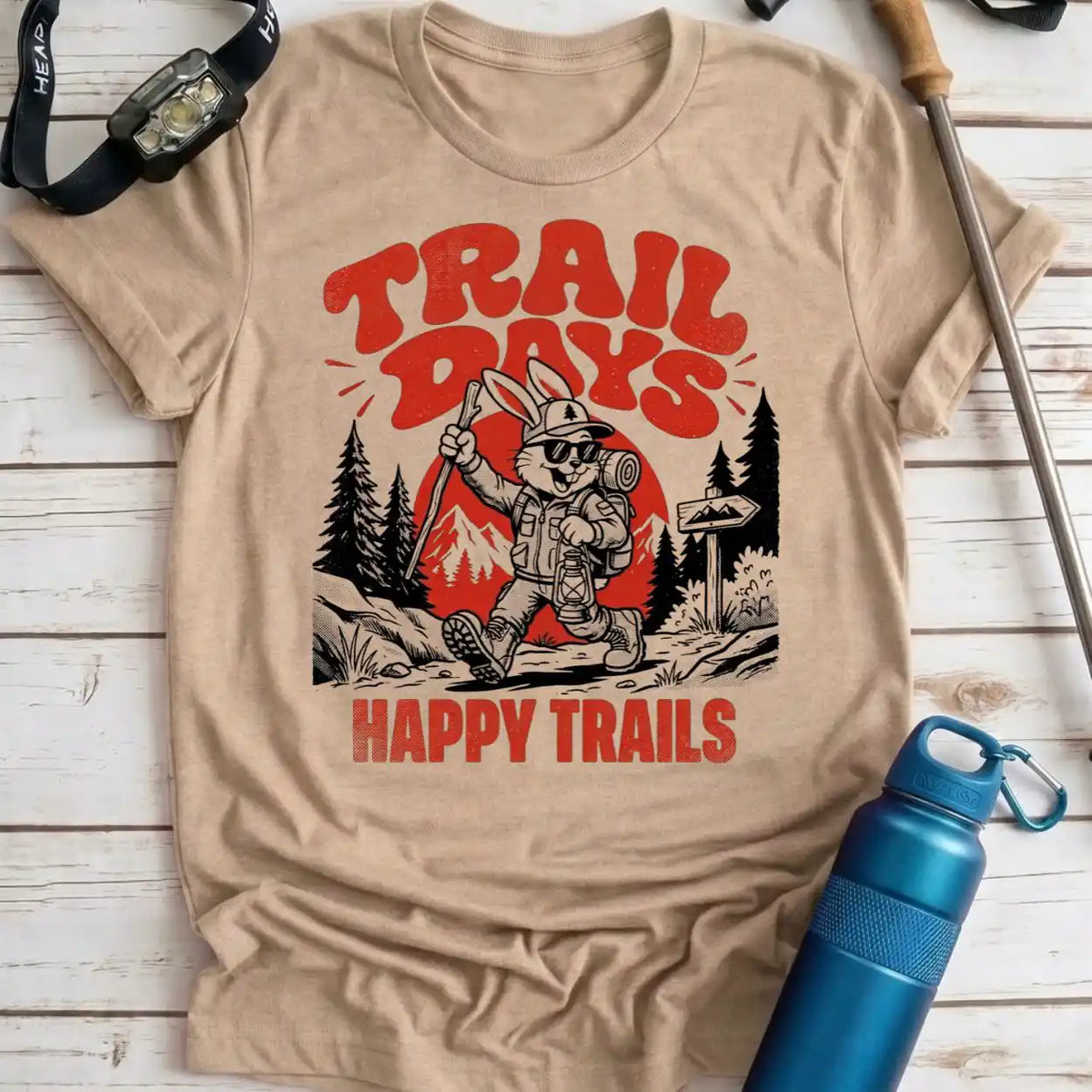 Happy Trails Rabbit Tee