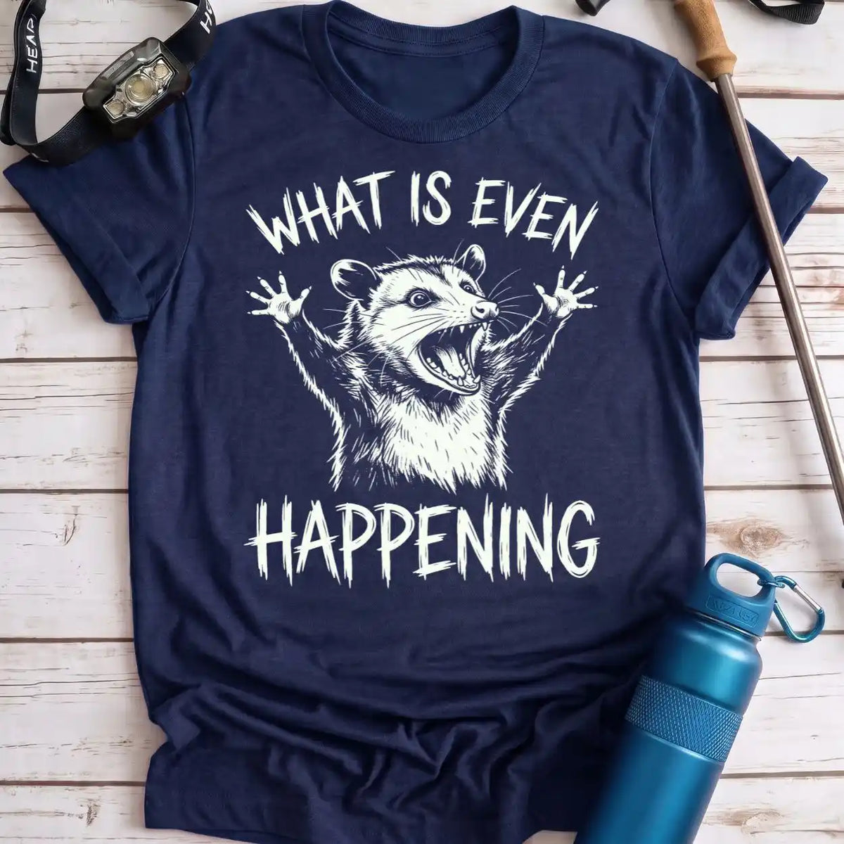 What Is Happening Opossum Tee